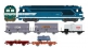 Train électrique : REE CM-003 - BB 67002 AVIGNON - ANALOGIQUE - + 5 wagons marchandises 