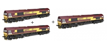 Train électrique : REE MBE00COF2 - Class 66 Euro Gargo Rail N° 66042 ECR, DCC Sonorisée 