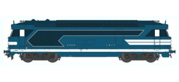 Modélisme ferroviaire : REE MB-025S - Locomotive diesel BB 67359  Ep.III DCC, Sonorisée, Echappement fumée