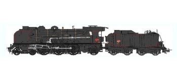 Train électrique : REE Modeles MB-039 S - Locomotive à vapeur 1-231 K 28 NANCY - NOIRE, Ep.III, DCC SON, Fumée pulsée