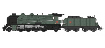 Modélisme ferroviaire : REE Modeles MB - 052S - Locomotive Vapeur 141 ex PLM, dépôt de ALES, DCC Sonorisée