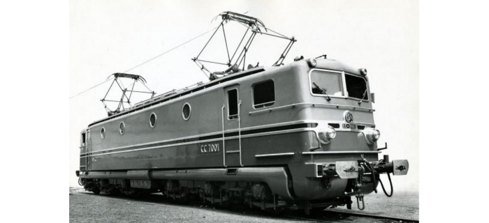 REE MB-055 S - Locomotive électrique CC-7128 origine Sud-Est Ep.III dépôt de Lyon-Mouche DCC Son 