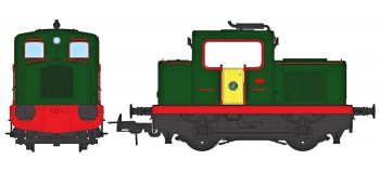 Modélisme ferroviaire : REE MB-091 - Locotracteur Moyse 32 TDE Ep.IV - V, Analogique