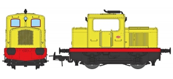 Modélisme ferroviaire : REE MB-093 - Locotracteur Moyse 32 TDE Ep.IV - V, Analogique 