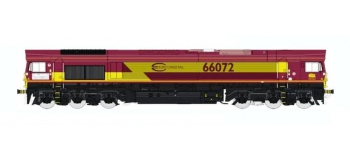  REE MBE-002 - Class 66 Euro Gargo Rail N° 66072 ECR, DCC Sonorisée 