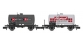 Modélisme ferroviaire : REE NW-045 : Set de 2 wagons Citernes Soudée OCEM 29 Ep.IV