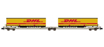 Modélisme ferroviaire :REE NW-088 - Wagon Port-Remorque double Ep.V-VI 