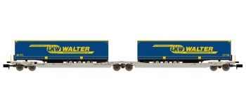 Modélisme ferroviaire : REE NW-090 - Wagon Port-Remorque double Ep.V-VI 