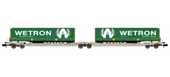 Modélisme ferroviaire : REE NW-091 - Wagon Port-Remorque double Ep.V-VI 