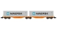 Modélisme ferroviaire : REE NW-097 - Wagon Port-Container double Ep.V-VI