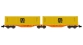 Modélisme ferroviaire : REE NW-099 - Wagon Port-Container double Ep.V-VI 