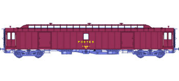 Voiture POSTALE OCEM 21,6 m Allège Ep.IV