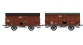 Train électrique : REE WB-296 - Set de 2 Wagons PRIMEUR PLM Type I / Type II - Ep.III A