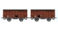 Train électrique : REE WB-297 - Set de 2 Wagons PRIMEUR PLM Type III - Ep.III B 