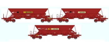 Train électrique :REE WB-311 - coffret de 3 WAGONS TREMIE EX T2/T3 Ep.IV-V «SIMOTRA» 