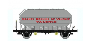 Train électrique : REE WB-322 - Wagons Céréaliers FRANGECO B Ep.III « GRANDS MOULINS DE VALENCE