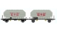 Train électrique : REE WB-323 - SET de 2 Wagons Céréaliers FRANGECO B Ep.III «CTC» 