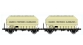 Train électrique : REE WB-327 - SET de 2 Wagons Céréaliers FRANGECO B Ep.IV-V «GRANDES MINOTERIES DIJONNAIS » 