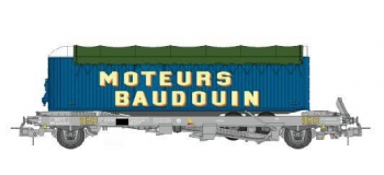 Train électrique : REE WB-337 - Wagon KANGOUROU Ep.III avec remorque 