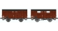 REE WB251 - Set de 2 Wagons COUVERT OCEM 19 Ep.III A