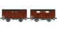 REE WB251 - Set de 2 Wagons COUVERT OCEM 19 Ep.III A