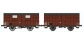 REE WB252 - Set de 2 Wagons COUVERT OCEM 19 Ep.III B