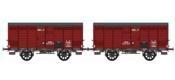 REE WB258 - Set de 2 Wagons PRIMEUR PLM Type II / Ep.II – PLM 