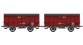 REE WB258 - Set de 2 Wagons PRIMEUR PLM Type II / Ep.II – PLM 