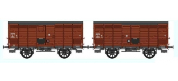 REE WB260 - Set de 2 Wagons PRIMEUR PLM Type II / Type III - Ep.III A 