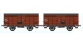 REE WB260 - Set de 2 Wagons PRIMEUR PLM Type II / Type III - Ep.III A 
