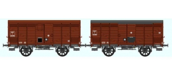 Set de 2 Wagons PRIMEUR PLM Type II – Type III / Ep.III B