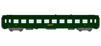 Modélisme ferrovaire : REE VB-107 - Voiture UIC Ep.III Vert, logo Prototype 