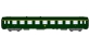 Modélisme ferrovaire : REE VB-126 - Voiture UIC Ep.III Vert, Logo Rond. 
