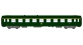 Modélisme ferrovaire : REE VB-126 - Voiture UIC Ep.III Vert, Logo Rond. 