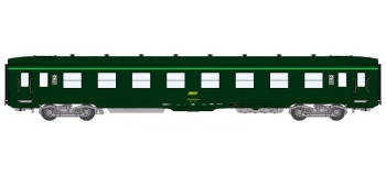 Modélisme ferrovaire : REE VB-144 - Voiture DEV AO Courte Ep.V Logo Encadré Cartouche Corail 