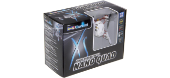 REVE23970 - Mini RC Quadrocopter, Nano Quad blanc - Revell