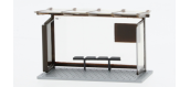 RIE70320 - Abri de bus, marron - Rietze