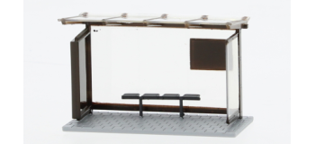 RIE70320 - Abri de bus, marron - Rietze