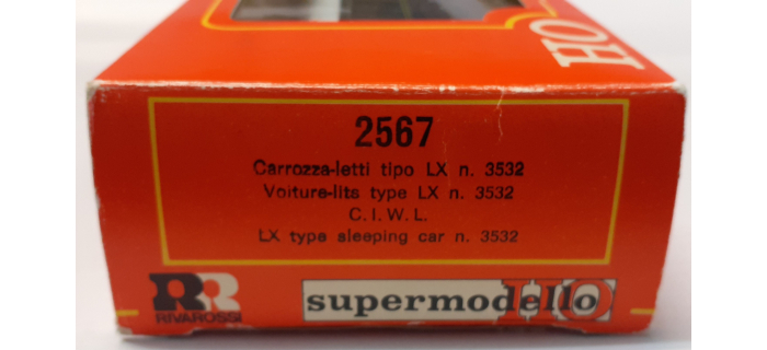 DEP-HR2567 - Voiture lits type LX n°3532, CIWL - Rivarossi