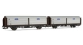 RIVAROSSI HR6082 coffret 2 wagons couverts portes coulissantes type Hbis 299 