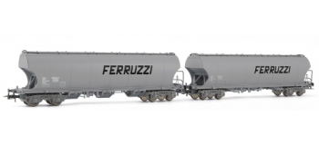 RIVAROSSI HR6100 Set 2 wagons trémie FERRUZZI, FS*