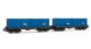 Set 2 wagons plat Sgmmns738 chargés avec container TFG, DB*