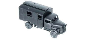 Train électrique : ROCO R05051 - Camion militaire Opel Blitz avec fourgon