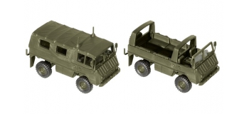 Train électrique : ROCO R05070 - Véhicule léger Pinzgauer 710 M 4x4