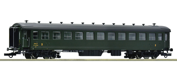 Voiture Voyageurs 2Ème Classe Obb Voies Étroites Roco 34024 hoe