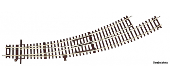 R42472 - Aiguillage courbe gauche BWl3/4 - Roco