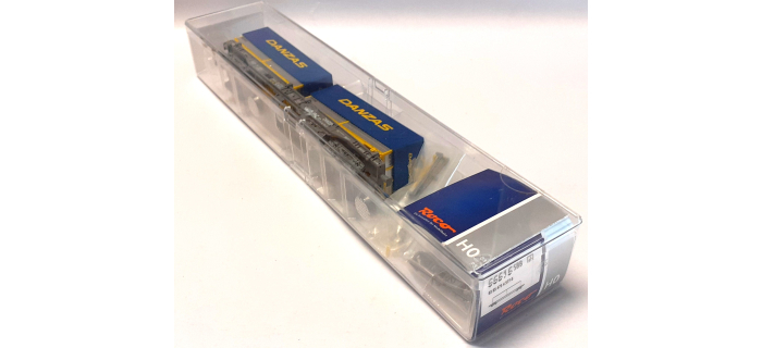 DEP-R66616 - Wagon porte container DANZAS, SBB - Roco