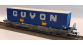 DEP-R46374 - Wagon porte container GUYON, SNCF - Roco