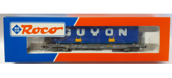 DEP-R46374 - Wagon porte container GUYON, SNCF - Roco