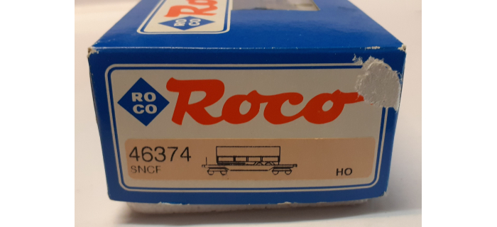 DEP-R46374 - Wagon porte container GUYON, SNCF - Roco